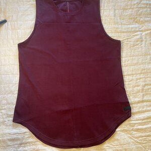 Alphalete Men's LUX V1 Merlot Cutoff Tank - XLarge